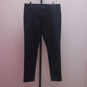 Chico's Coated Black Jeans